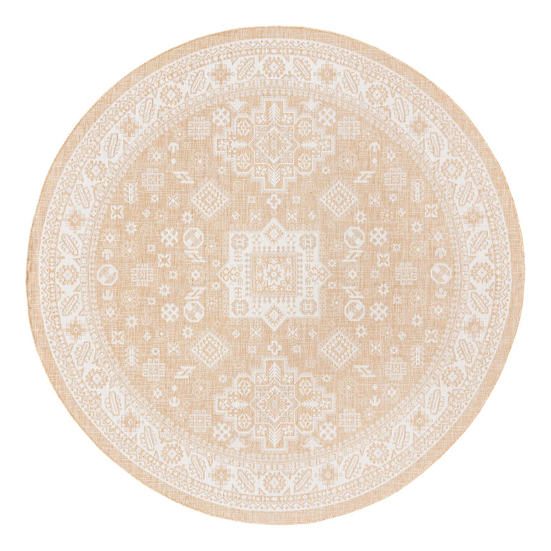Tapis intérieur / extérieur Danera Southwestern, Rond 10 pi