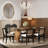 Dining Set, Mid-Century Modern Wooden Table & Upholstered Chair Set For Home, Kitchen, Dining Room-108814697-108814698