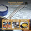 Tower T900217 Cerastone Pro 22cm Forged Aluminium Saucepan with Tempered Glass Lid, Non-Stick Coating, Graphite