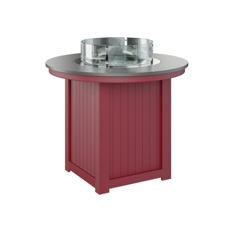 Foyer de table rond à hauteur de comptoir de 44 po Berlin Gardens Donoma, H 37 po x l 44 po x P 44 po