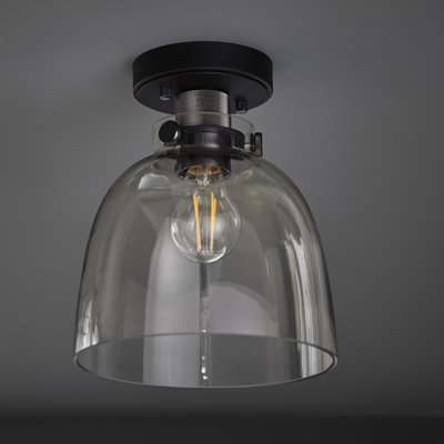 Folmar Glass Flush Mount
