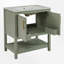 Meuble-lavabo simple 30 po avec comptoir en céramique-133155585