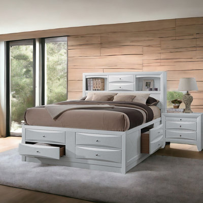 8 Drawers Bed With Storage