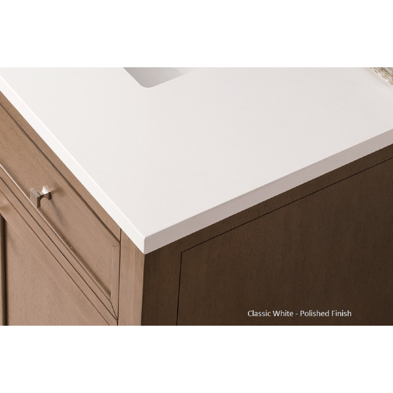 Portland 48'' W Vanity, Whitewashed Walnut, Widespread, Siberian
