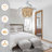 Dayzhane 42in. Boho Retractable Ceiling Fan with Light, 6-Speed Farmhouse Ceiling Fan for Living Room-1822148179