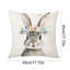 Coussins décoratifs pour lapin de Pâques et motifs d'œufs de Pâques-456175645