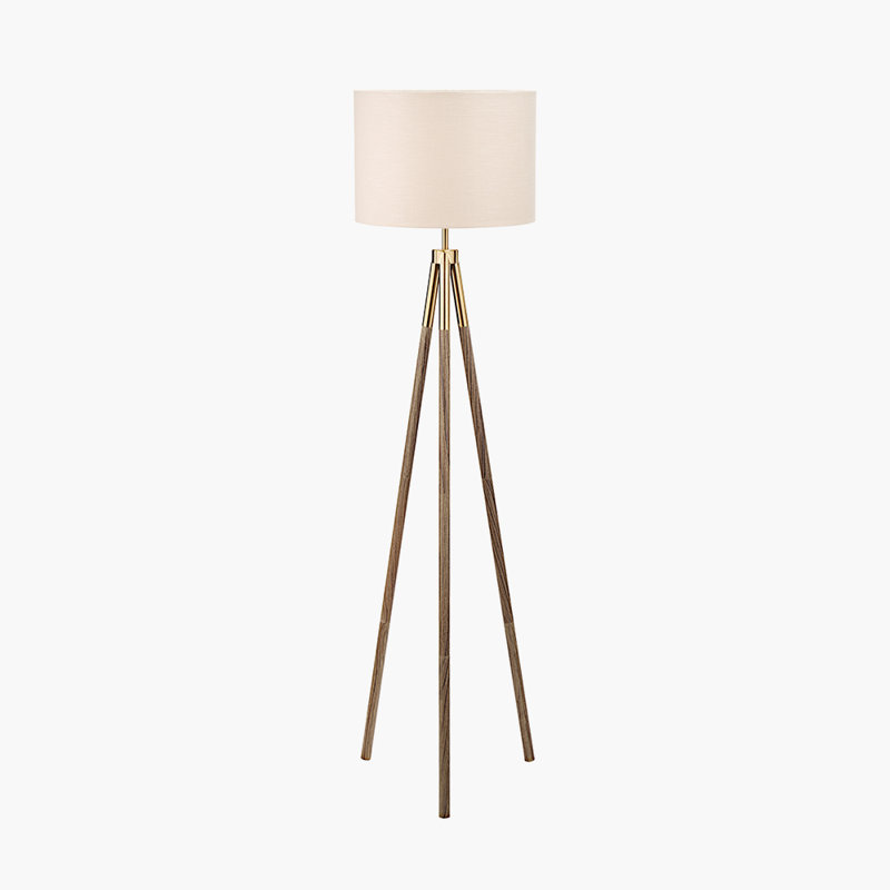 158cm Tripod Floor Lamp, Cream