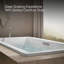 Baignoire de massage à bulles avec drain central 72 "x 36" avec drain central-51573535