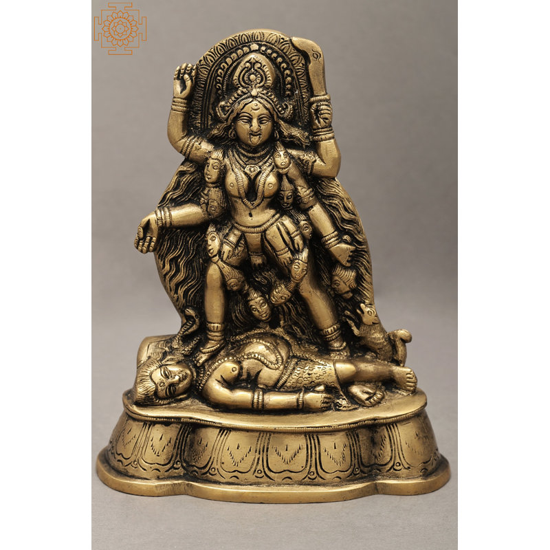 Figurine en laiton mère déesse Kali