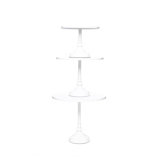 Sandee Simple 3 Piece Cake Stand Set
