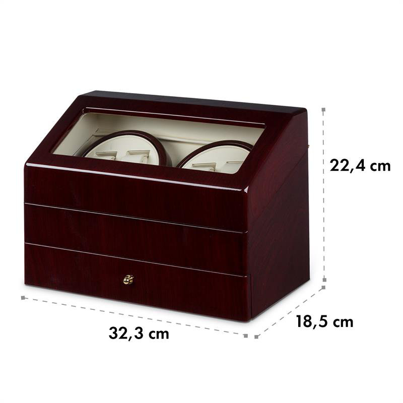 Wood Watch Box +, Brown