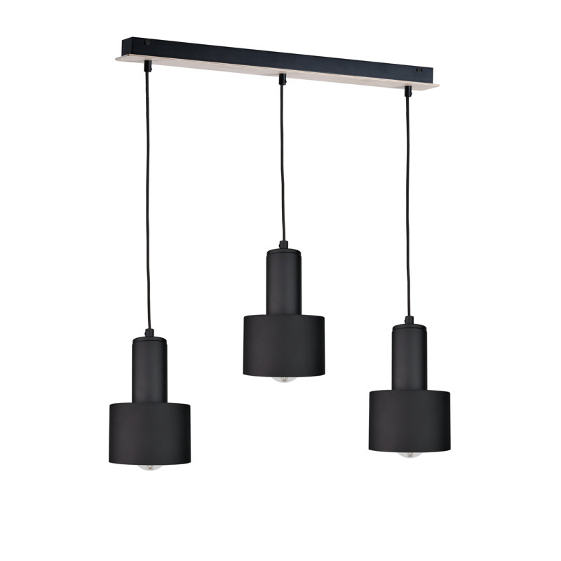 3 - Light Black Kitchen Island Pendant