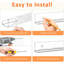 Ensemble de 12 tablettes murales en vinyle 12 po