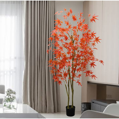 Arbre d'automne artificiel automne en pot en plastique