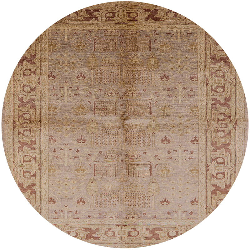 Christylee Oriental Indoor Rug, Round 8'