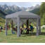 Tente escamotable avec pavillon de jardin hexagonal et tente d'extérieur robuste