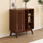 Modern Rattan Sideboard With Adjustable Shelves-1907321742
