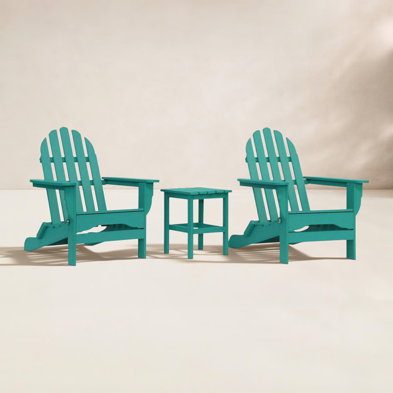 Leighton 2 - Person Patio Conversation Set, Weathered Wood