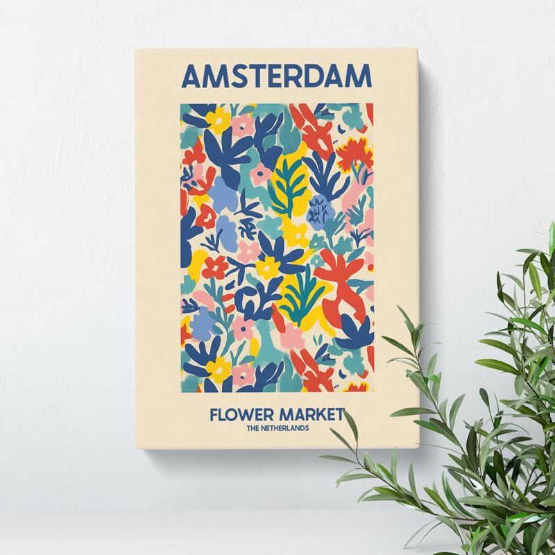 Amsterdam Flower Market Exhibition 3 - Wrapped Canvas, 50cm H x 35cm W x 3cm D
