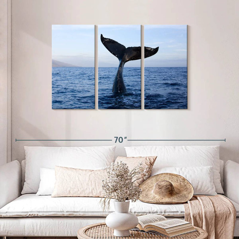 Whale Watching, 28" H x 45" W