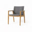 Fauteuils club en bois d'acacia et en osier - sièges d'extérieur transitionnels, ensemble de 2 (assemblage facile)