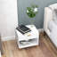 50cm W Engineered Wood Bedside Table