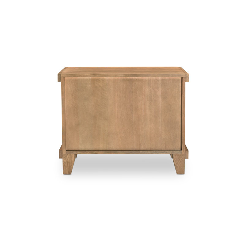 Enya Nightstand Red Oak, Brown