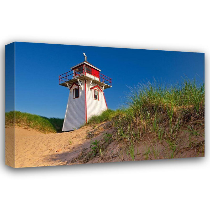 Jaynes Gallery, parc national de l'Île-du-Prince-Édouard, phare et dunes à Covehead Harbor, H 33 po x l 48 po