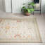 Tapis oriental ivoire / rouille en laine crocheté à la main Aden-1894813961