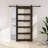 Tempered Frosted Glass Barn Door with Installation Hardware Kit and Handle, Wood Sliding Barn Door-87459506-87459509