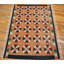 Antique Navajo Mexico Flat Weave Rug