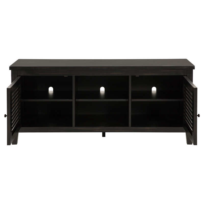 Sutter Distressed Java 2-Door TV Stand