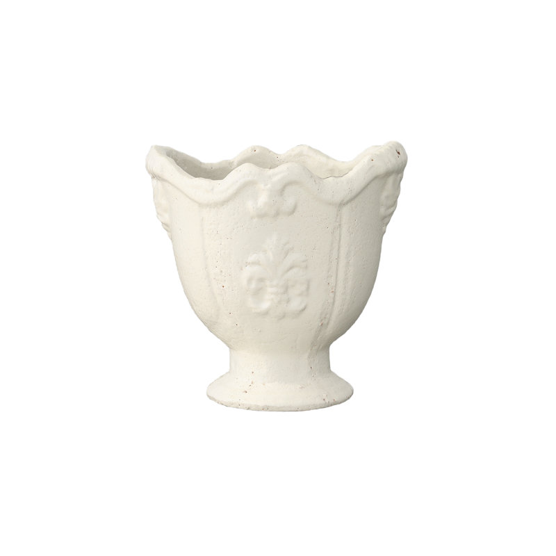Terre cuite blanc lustré