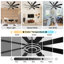 Ventilateur de plafond noir 72 po Nimbella-1848337235