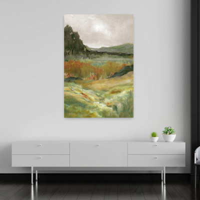 Afternoon Expanse Abstract Contemporary Peaceful Autumn Landscape Wall Art