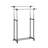Adjustable Rolling Clothes Rack