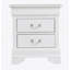 Table de chevet Glory Furniture Louisphillipe G02190-N, blanc