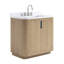 Corbin 30" Freestanding Single Bathroom Vanity with White Quartz Top-1466577128-1466577129-1466577172