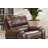 Transitional Style Manual Recliner Pillow Top Arms Mocha Finish Primary Living Room