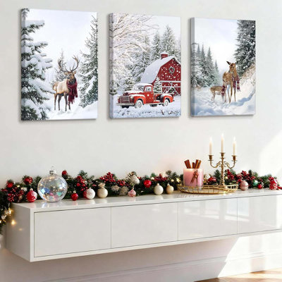 3 Piece Wrapped Canvas Print