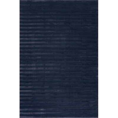  Valoria Striped Washable Area Rug