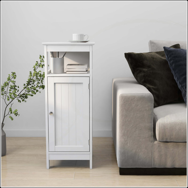 Armoire de salle de bain polyvalente à une porte avec d'excellentes caractéristiques d'organisation