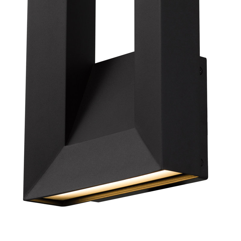 Applique murale à DEL 40 cm (16 pouces) à faible consommation (30 W), 1217 lumens, 3 températures de couleur sélectionnables (3000 K, 4000 K, 5000 K), compatible avec les variateurs, diffuseur en verre blanc dépoli pour un éclairage équilibré, design simple