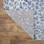 Tapis en polypropylène imprimé animalier bleu / gris-1479689503
