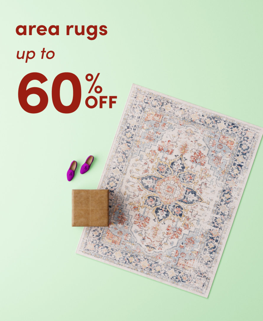 Area Rugs Up to 60% OFF