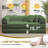 78" Compression Corduroy Sleeper Sofa, Convertible Upholstered Couch with 2 Pillows, No Assembly Required-118101138-124439129