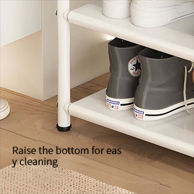 Pull-Out Shoe Rack - Foldable Dust-Proof Shoe Storage Shelf With Easy Assembly