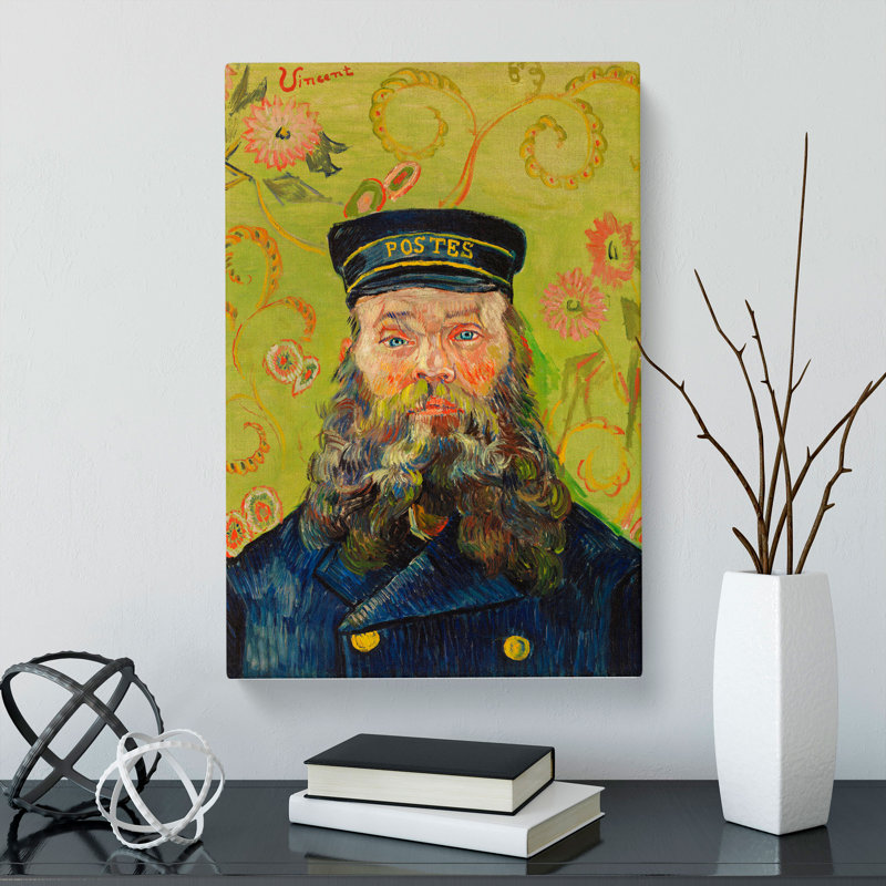 The Postman Joseph Roulin Vol.3 by Vincent Van Gogh - Wrapped Canvas, 50cm H x 35cm W x 3cm D