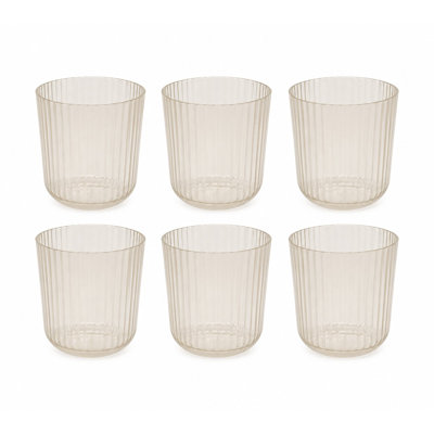 Verre Mesa PP - Ivoire - 15 oz - Ensemble de 6