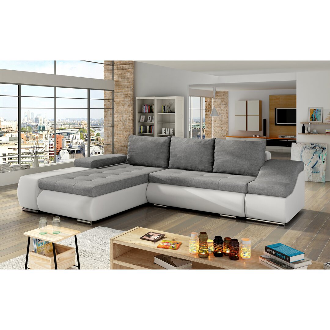 Ecksofa Gilbreath mit Bettfunktion